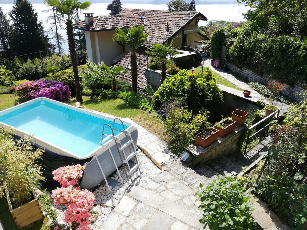 Romantica Casetta Nel Verde Con Vista Sul Lago ベルジラーテ エクステリア 写真
