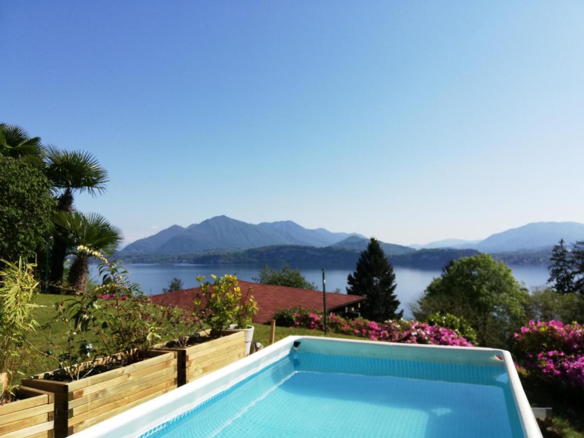 Romantica Casetta Nel Verde Con Vista Sul Lago ベルジラーテ エクステリア 写真