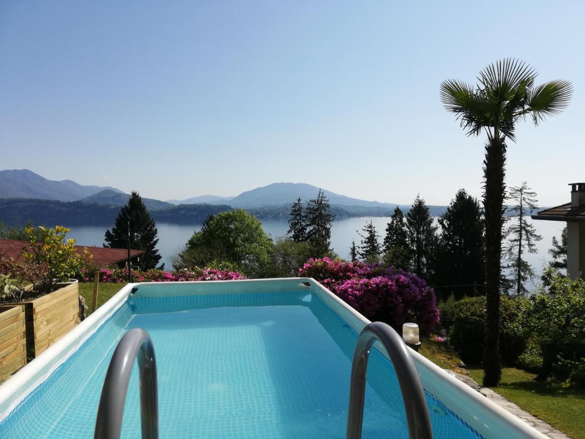 Romantica Casetta Nel Verde Con Vista Sul Lago ベルジラーテ エクステリア 写真